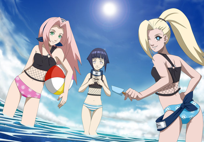The_Beach_Girls_by_TheAB_chan - Haruno Sakura