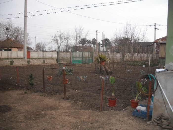 Gradinita de flori - Curtea si gradina in constructie