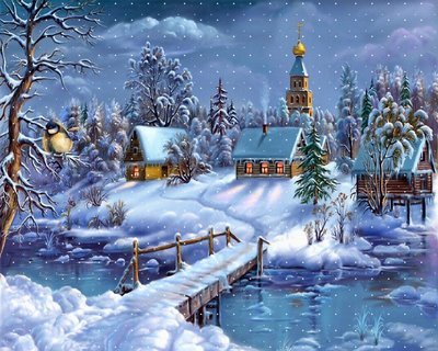 christmas-snow_wallpapers - Iarna