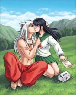 .....Kiss..... - I - InuYasha love Kagome