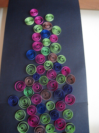 bubble - tehnica rularii hartiei -  quilling