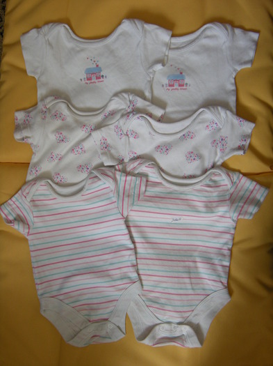 SET 3 BUC 14 RON DEBENHAMS - babynamnam hainute bebe nou nascut