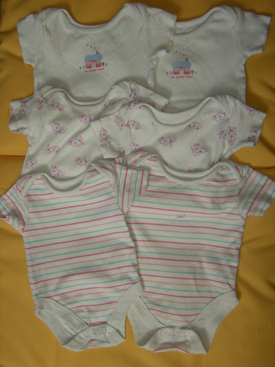 3/6 LUNI -14 RON SET 3 BUC - babynamnam hainute bebe nou nascut
