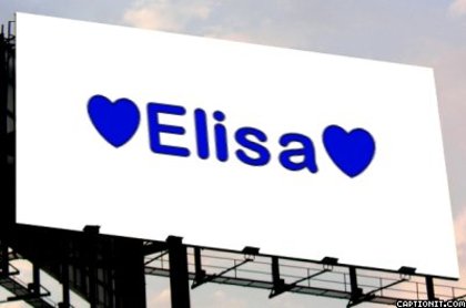 Elisa - avatare cu nume