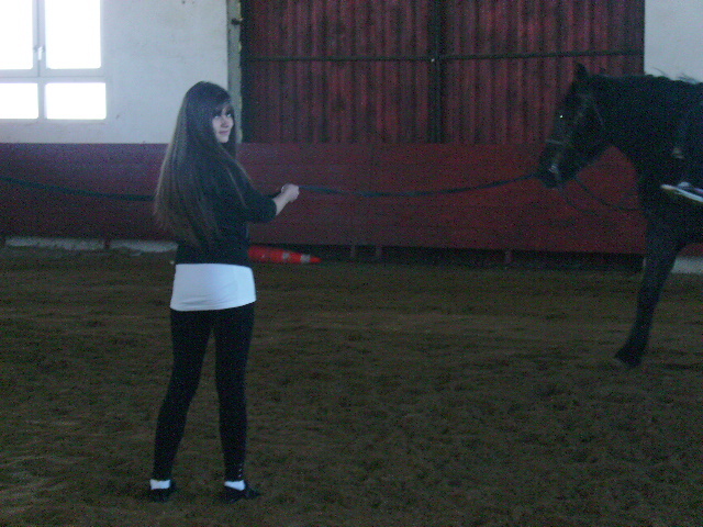 PICT1144; primele informatii despre cum se da la coarda un cal
