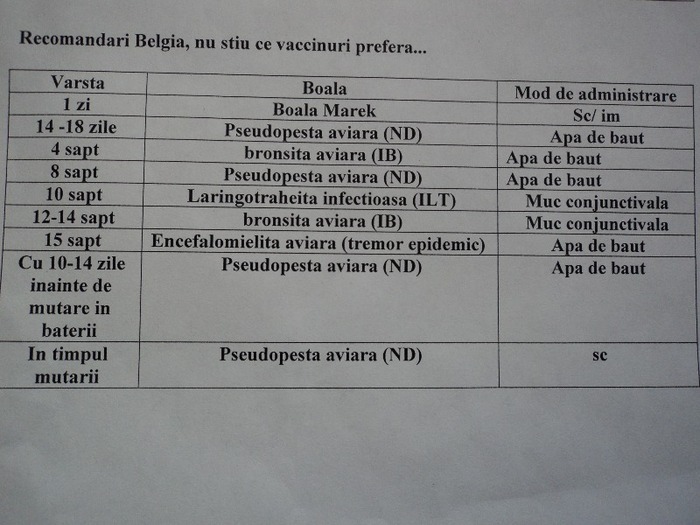 schema nr 3 - vaccinuri