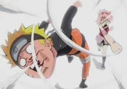Daca o enervezi pe Sakura...asta patesti - Poze haioase Naruto