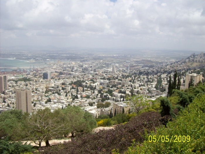 VEDERE GENERALA O ORASULUI HAIFA ISRAEL...