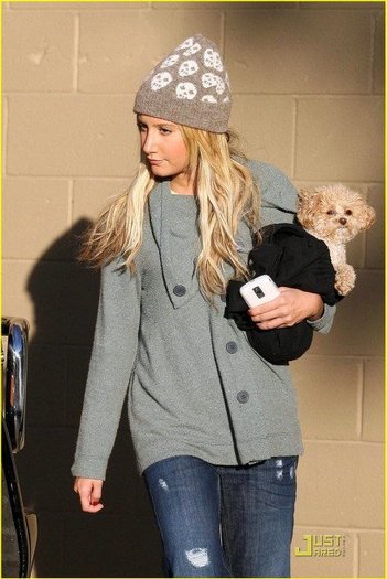 das (44) - ashley tisdale si catelul ei maui