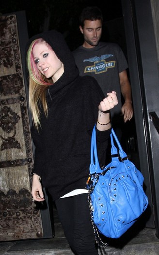 brody2 - Avril Lavigne February 2 - Leaving Koi Restaurant with Brody Jenner