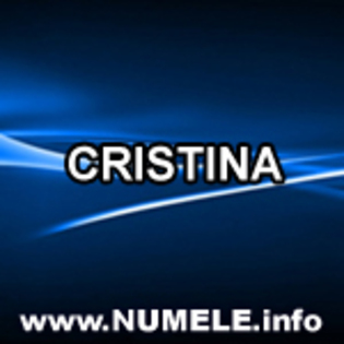 CRISTINA avatare gratis - Numele meu