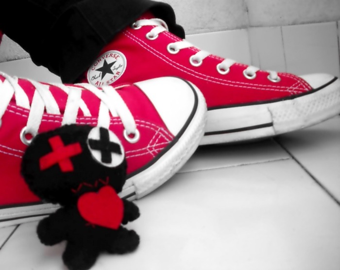 Pink Emo Converse Shoes wallpaper from EMO wallpapers - kida pink and dark