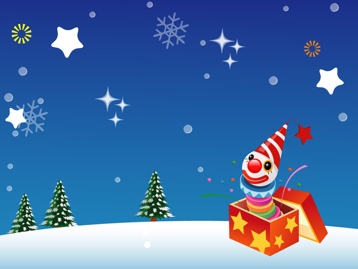 Wallpaper Desktop Peisaje de Craciun Iarna la Circ