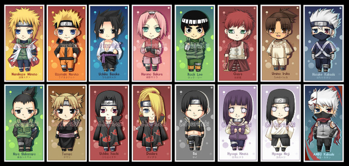 chibi naruto all Characters