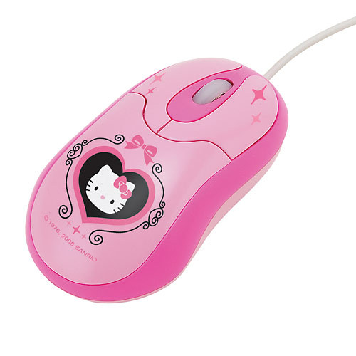 hello-kitty-pink-optical-mouse-pad-set - accesorii hello kitty