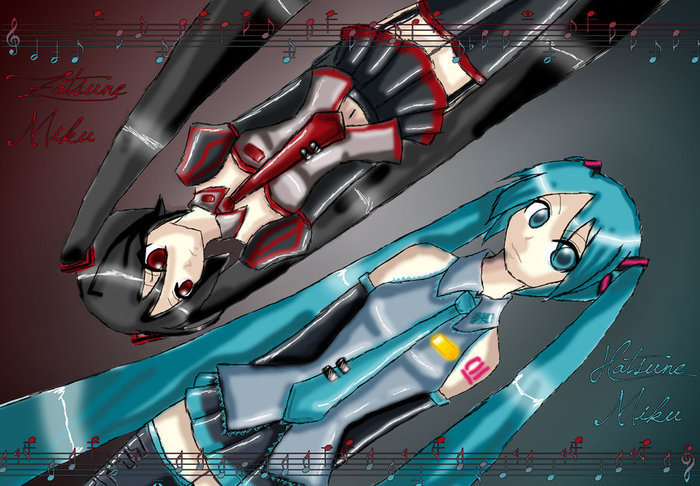 Zatsune Miku si Hatsune Miku