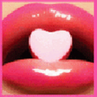 Avatar cu Buze Lips Inimi - Buze sclipitoare - buze