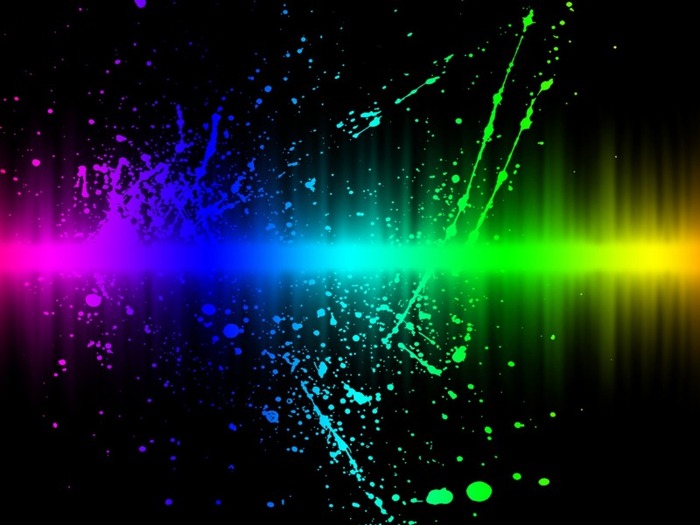 Colors Explosion Wallpaper Abstract 3D