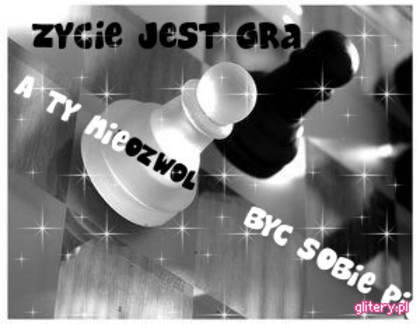 zycie jest .. - POZE GLITERY EMO