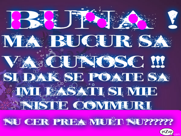 buna la totzi!! - 000BUNA000MA BUCUR SA VA CUNOSC