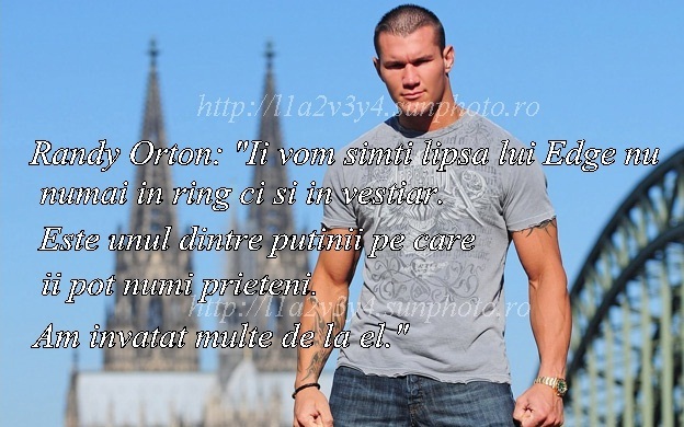 randy orton - ce au spus cei din wwe despre plecarea lui edge din wwe