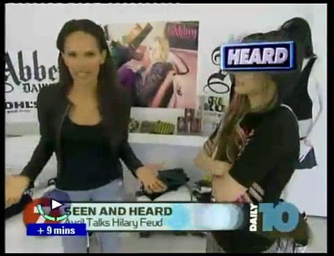 bscap0012 - Avril on Daily - Avril talks about Hillary - Captures by me