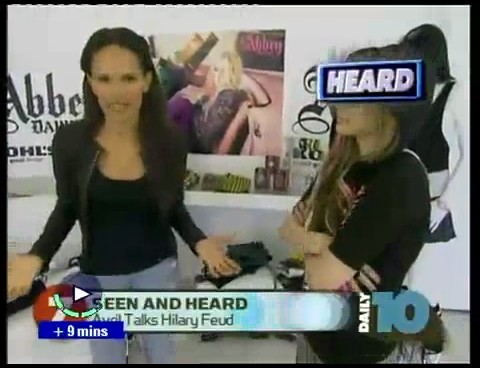 bscap0013 - Avril on Daily - Avril talks about Hillary - Captures by me