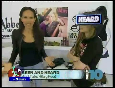 bscap0015 - Avril on Daily - Avril talks about Hillary - Captures by me