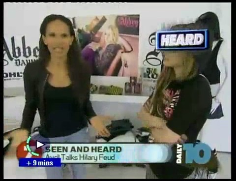 bscap0016 - Avril on Daily - Avril talks about Hillary - Captures by me
