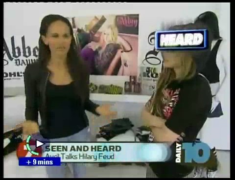 bscap0018 - Avril on Daily - Avril talks about Hillary - Captures by me
