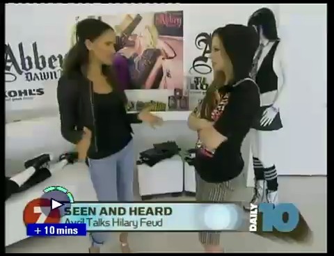 bscap0051 - Avril on Daily - Avril talks about Hillary - Captures by me