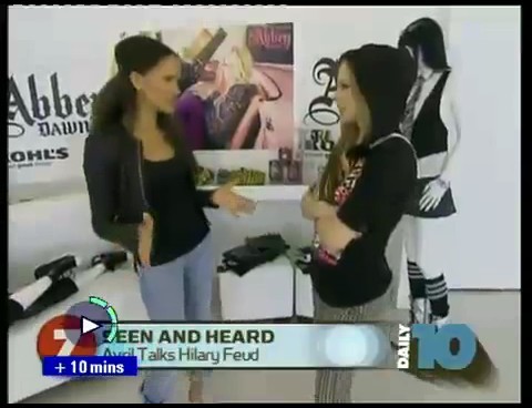bscap0052 - Avril on Daily - Avril talks about Hillary - Captures by me