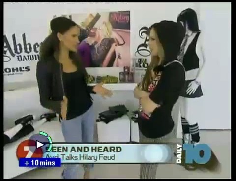bscap0053 - Avril on Daily - Avril talks about Hillary - Captures by me