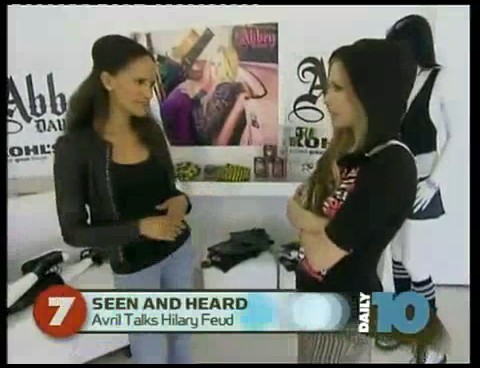 bscap0063 - Avril on Daily - Avril talks about Hillary - Captures by me