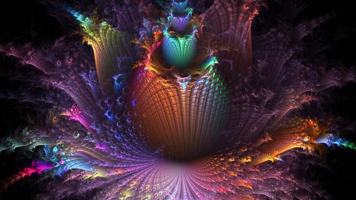 Open-flower-fractal - abstract