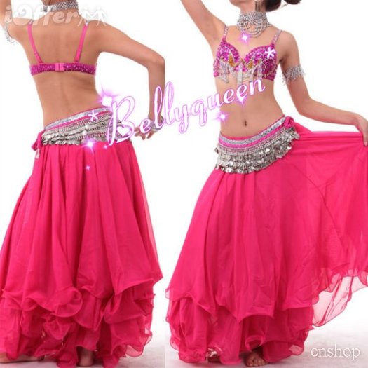 belly-dance-costume-3pics-bra-belt-skirt-dark-pink-9a010
