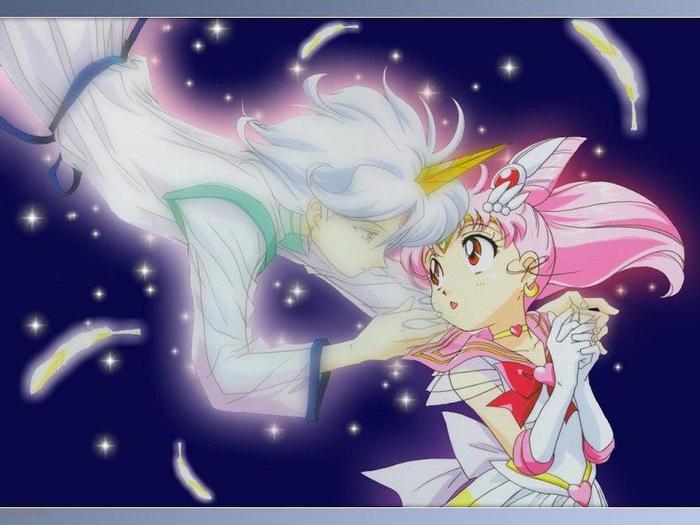 chibi-usa si helios - sailor moon