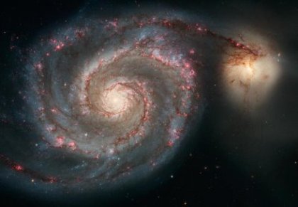 Whirlpool Galaxy - detalii despre spatiul cosmic