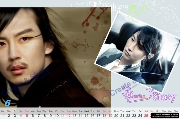 156e34w - calendar kim nam gil 2011