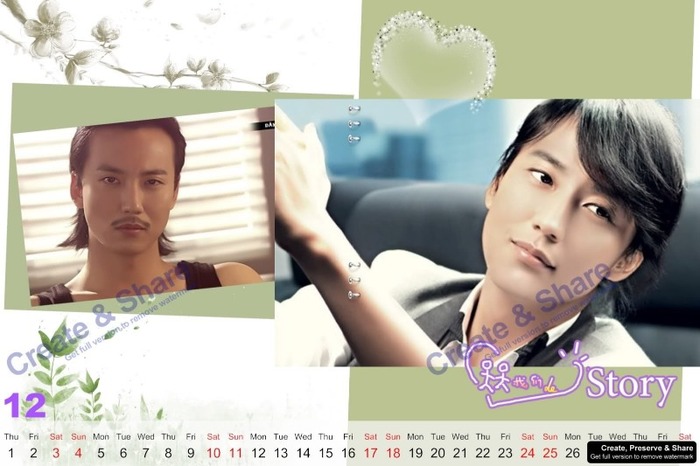 xds9s5 - calendar kim nam gil 2011