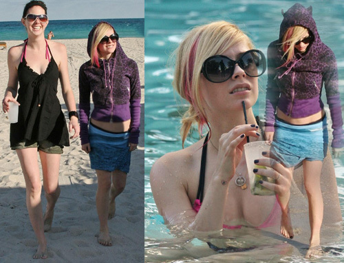 avrilmiami4 - avril lavigne la piscina