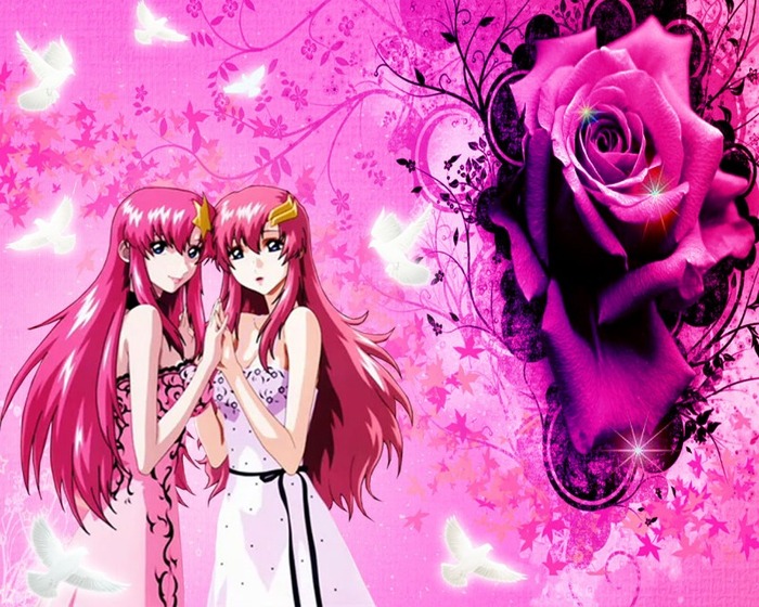 lacus-&-meer-wallpaper - Lacus and Meer