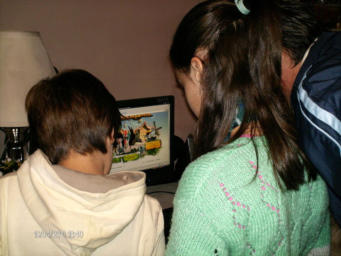 cu verisoara la calculator