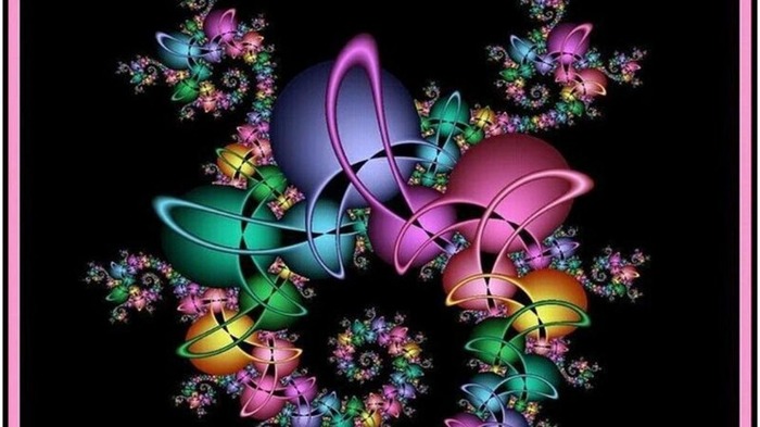 Rainbow-Swirls (1) - abstract
