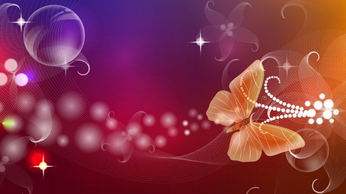 magic butterfly - abstract