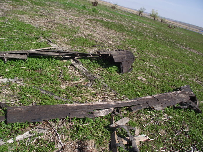 cadavru de barca - somova delta dunarii foto