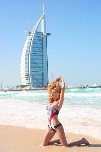 Madalina - Shooting Burj Al Arab