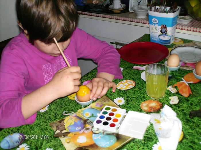 pictam oua de sf.Pasti