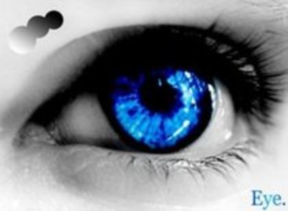 Ochi albastru aprins - Eyes