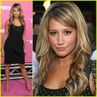 Ashley Tisdale in negru